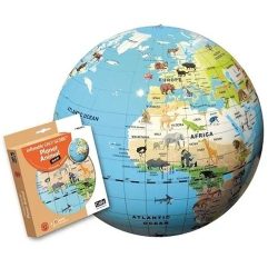 Inflatable Globe with Animals 42cm