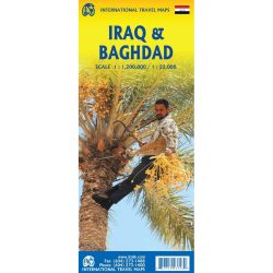 Iraq & Baghdad Travel Reference Map