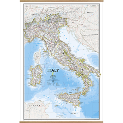 Italy Classic Wall Map