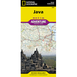 Java Indonesia Adventure Travel Map 3020