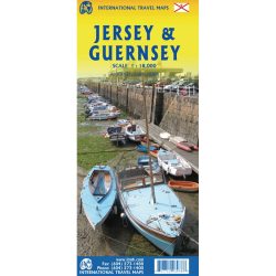 Jersey & Guernsey Travel Reference Map