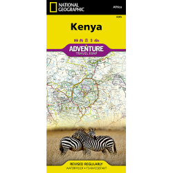 Kenya Adventure Map 3205
