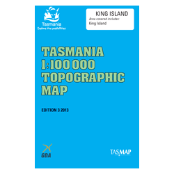 King Island 1:100,000 Topographic Map