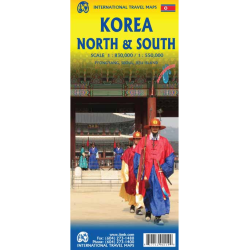 Korea North & South Map