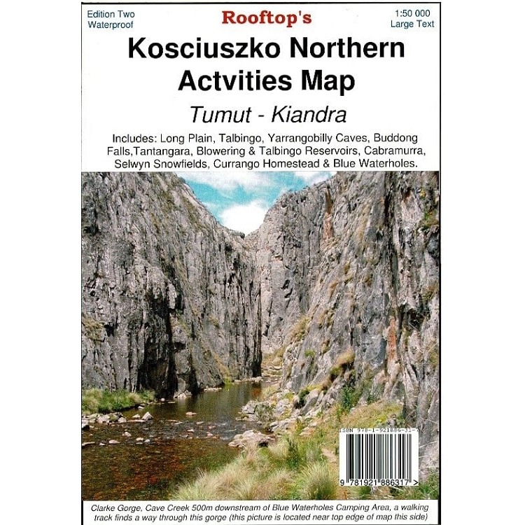 Kosciuszko Northern Activities Map