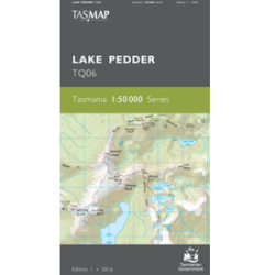 Lake Pedder 1:50,000 Topo Map
