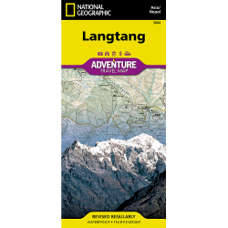 Langtang (Nepal) Adventure Travel Map 3004