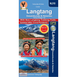 Langtang Nepal Trekking Map (NL510)