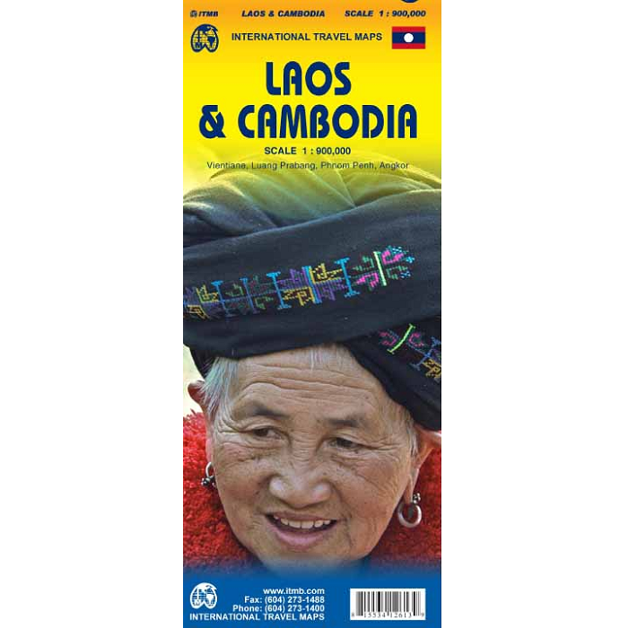 Laos & Cambodia Travel Map