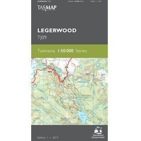 Legerwood 1:50,000 Topo Map
