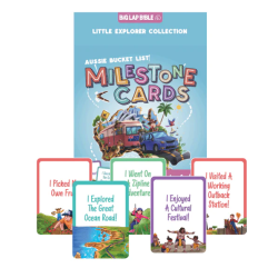 Aussie Bucket List Milestone Cards