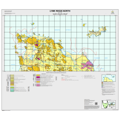 Lyme Regis North 25k Geology Map 5848