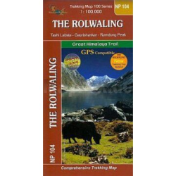 NP104 The Rolwaling Region Trekking Map, Nepal