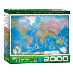 Map of the World Puzzle 2000 Piece