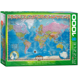 Map of the World Puzzle 1000pc