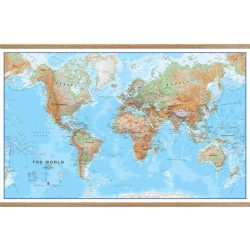 World Physical World Wall Map