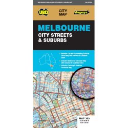 Melbourne City Streets & Suburbs Map 362