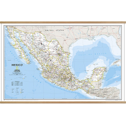 Mexico Classic Wall Map