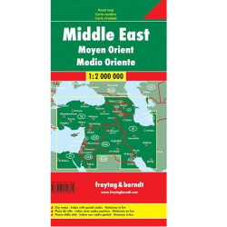 Middle East Travel Reference Map