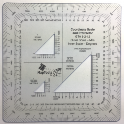 Military Protractor MGRS/UTM