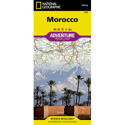 Morocco Adventure Travel Map 3203
