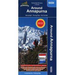 NA504 Around Annapurna Nepal Trekking Map 1:100k