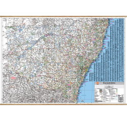 New South Wales Super Wall Map