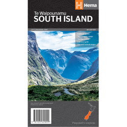New Zealand South Island Hema Map