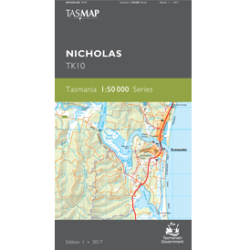 Nicholas 1:50,000 Topo Map
