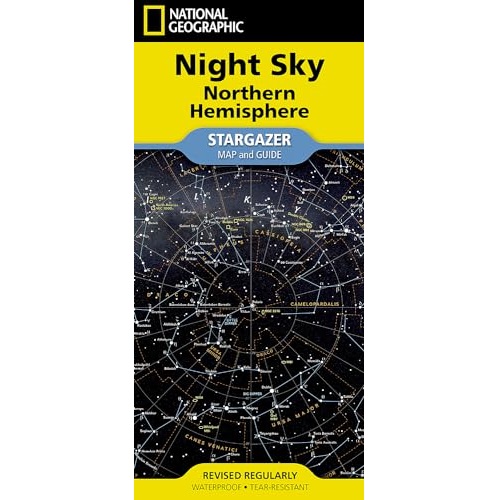 Night Sky Northern Hemisphere Stargazer Map