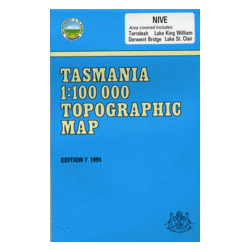 Nive 100k Topo Map
