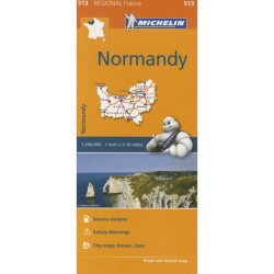 Normandy Regional France Road Map 513