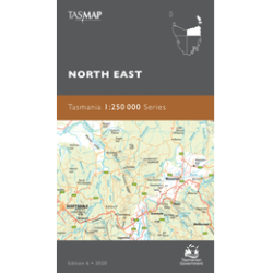 North East Tas (folded) Topographic Map