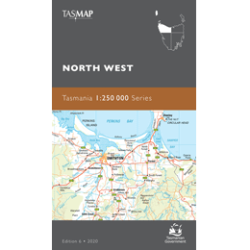 North West Tas (folded) Topographic Map