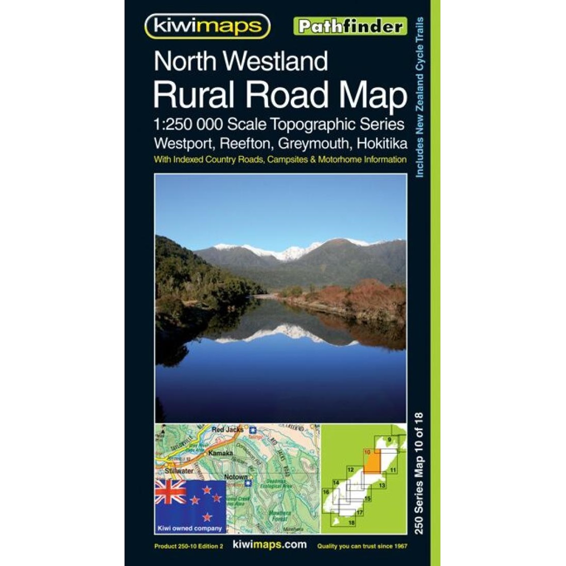 10. North Westland Rural Road Map NZ