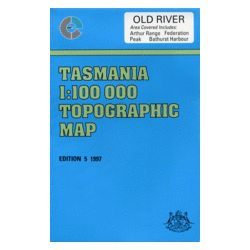 Old River 1:100k Topo Map