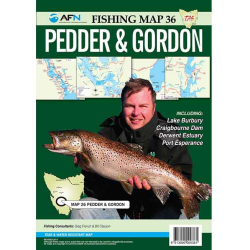 Lake Pedder & Gordon Fishing Map 36