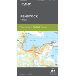Penstock 1:50,000 Topo Map