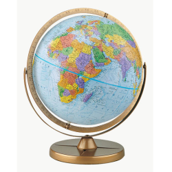 "Pioneer" 30cm Blue Ocean Political Globe