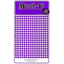 Purple Mark-It Dot Stickers 1/8"