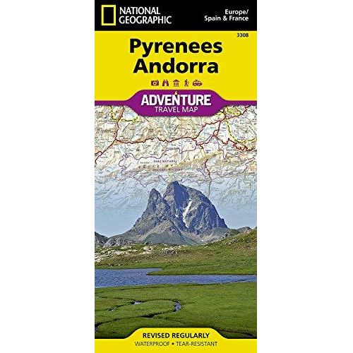 Pyrenees Andorra Adventure Map 3308