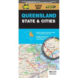 Queensland State & Cities Map 419