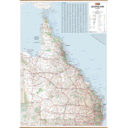 Queensland Super Wall Map