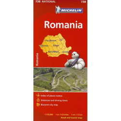 Romania Map 738