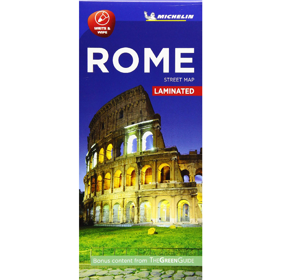 Rome Laminated Street Map