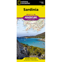Sardinia Adventure Travel Map 3309