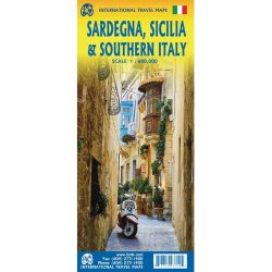 Sardinia, Sicily and Southern Italy Travel Map