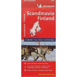 Scandinavia & Finland Road Map 711