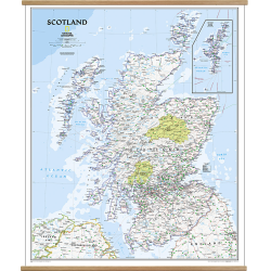 Scotland Classic Wall Map