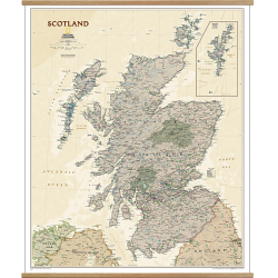 Scotland Executive Wall Map